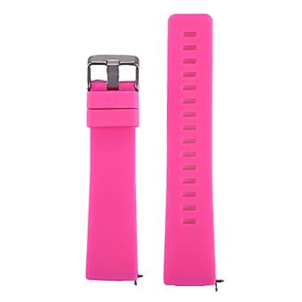 Silikon Urrem til Fitbit Versa / Versa 2 (Magenta)