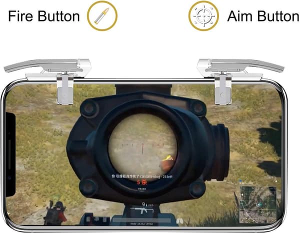 PUBG Mobile Phone Game Controller Triggers, L1R1 Cell Phone Contr