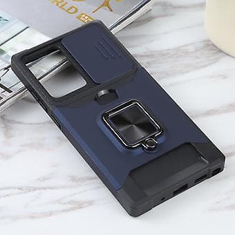 PC + TPU -kotelo Samsung Galaxy Note20 Ultralle (Sininen)