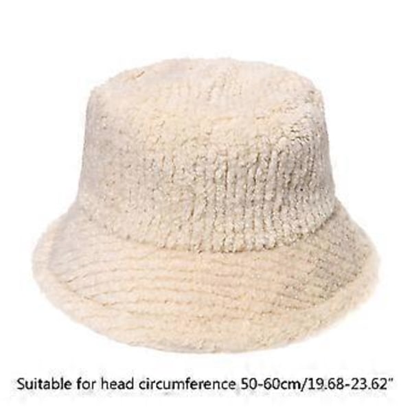 Bucket Hat Unisex Vindtæt Beskyttelseshat Udendørs Vinterhatte til Kvinder Mænd Teenagere Varm Holder om Vinteren sort (sort)