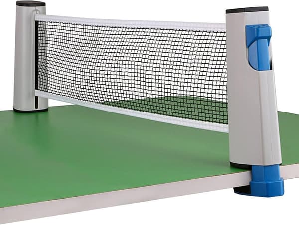 Utdragbart pingisnätsersättning, pingisnätsats och stolpe
