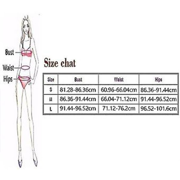 Kvinners Halter String Bikinisett Sexy Thong Cheeky Todelt Badetøy -r (S)