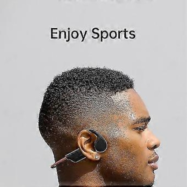 Benledningshörlurar Trådlösa Bluetooth Ipx8 Mp3-spelare Simning Vattentät Med Mikrofon/YY (Svart Röd)