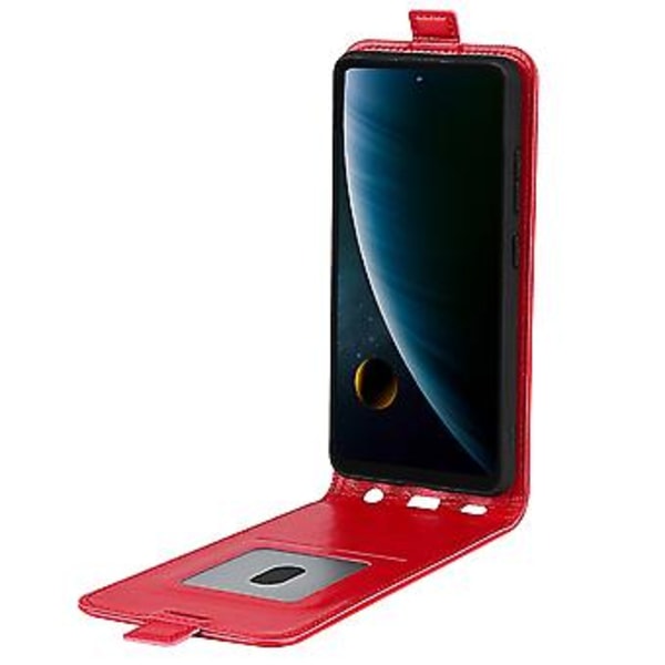 R64 Pysty Flip Nahka TPU Kotelo ZTE Blade V30:lle