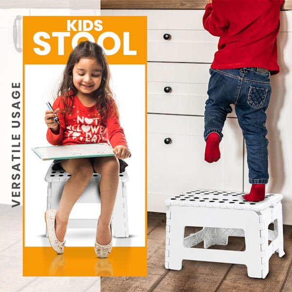 Foldbar krakk for barn - Lett plastfoldbar krakk