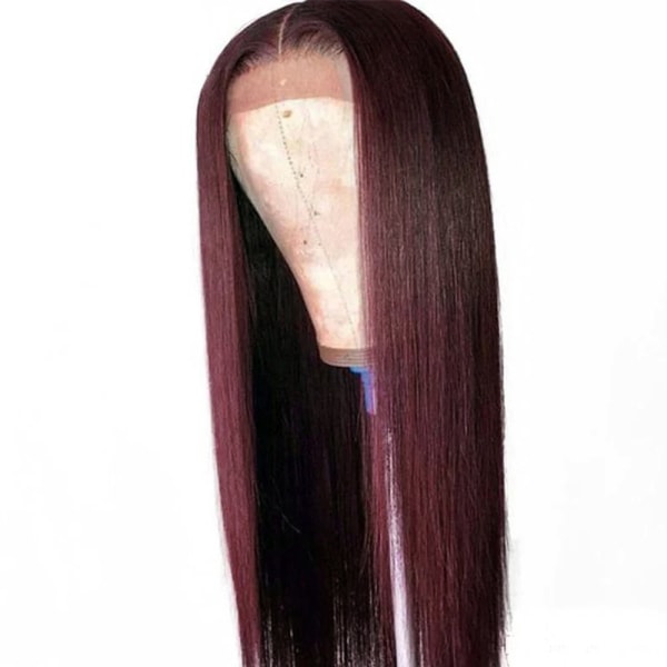 Hår Farve Lace Front Paryk Langt Lige Hår Parykker Limfri Varme