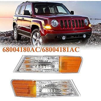 Front LED Tåkelys Lamper Blinklys For Patriot 2007-2014 68004180ac Høyre Side