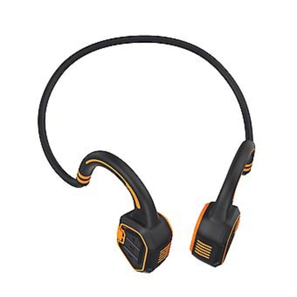 Benledningshörlurar Öppet Öra Bluetooth 5.1 Trådlösa Hörlurar Utomhussport (Orange)