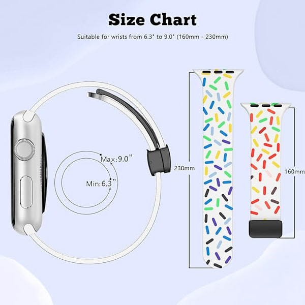 Sportrem til Apple Watch Series 8 iWatch 42/44