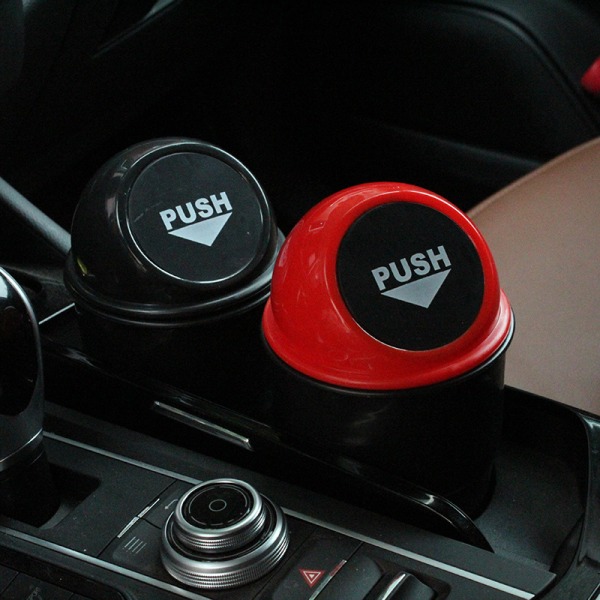 Auton roskakorit, auton sisätilatarvikkeet, punainen auto