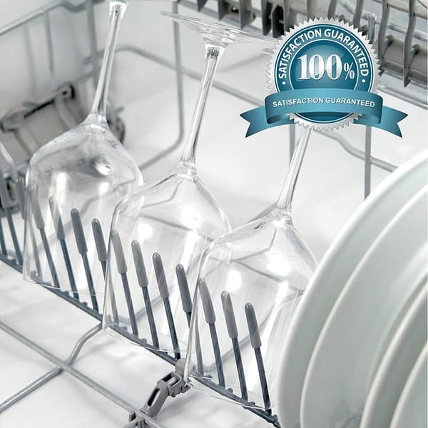 100-pack diskmaskinshyllskydd, universella PVC-hyllskydd för Ru