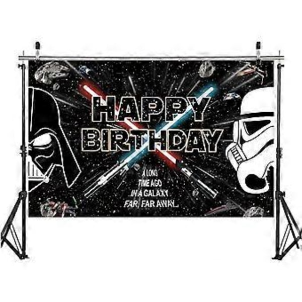 7 x 5ft Stjärnhimmel Galaxy Bakgrund för Födelsedagsfest Dekorationer Universum Krig Bakgrund Galaxy Fest Dekorationer Stjärnbanner Födelsedagsfest Tillbehör