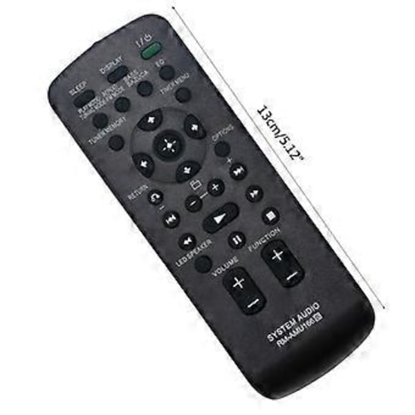 Kaukosäädin Sony Audio System -ohjaimelle RM-AMU166, korvaava kaukosäädin RDH-GTK37iP GTK-X1BT RDH-GTK17iP