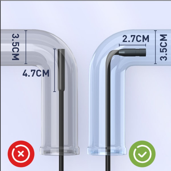 Industriell endoskopkamera 4,3\" tum Trippel IPS-objektiv, endoskop