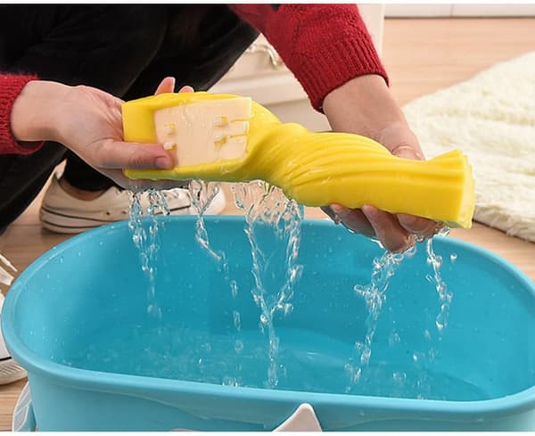 Moppehode Refills Absorberende Svamp, Moppehode, Kostespader -Pakke med