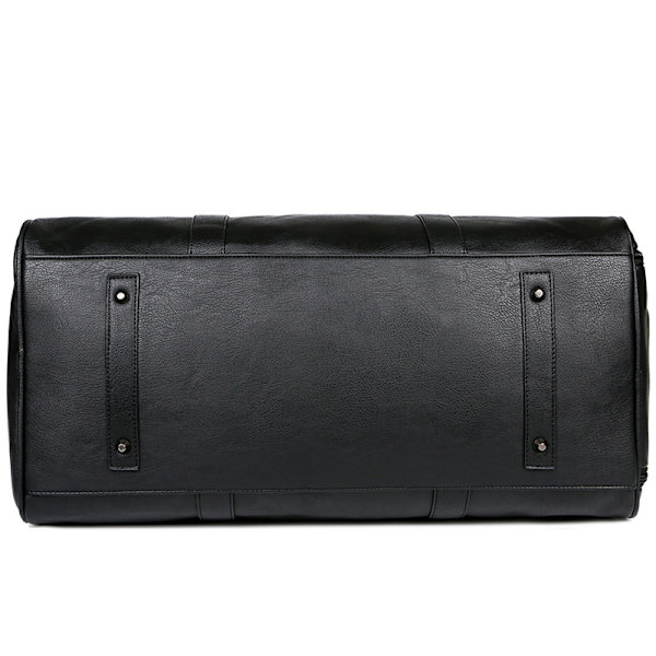 PU-nahkainen matkalaukku miehille, vedenpitävä viikonloppulaukku, suurikapasiteettinen duffel-laukku, unisex-vintage duffel