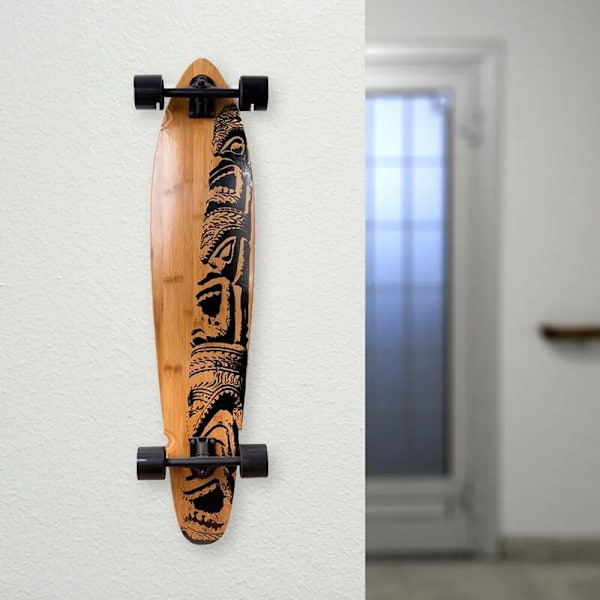 Sort Skateboard Rack Sæt Holdbart Genanvendeligt Stærk Belastningskapacitet