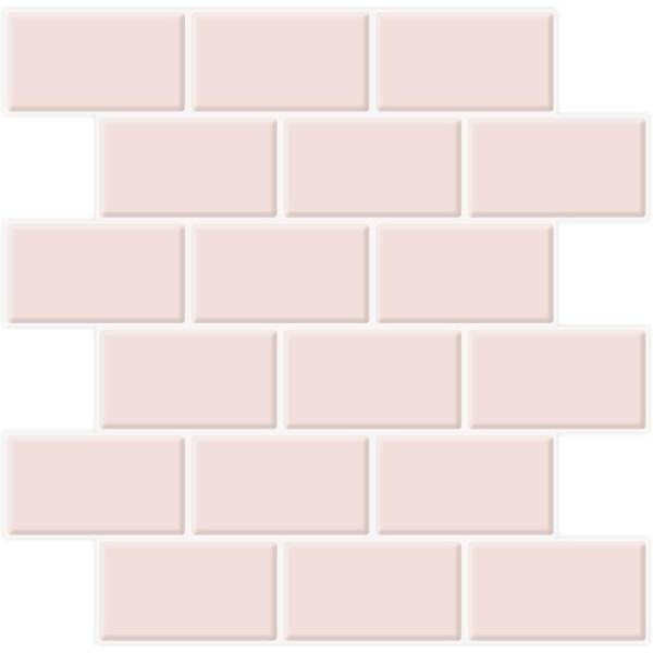 Selvklebende veggfliser, tykkere versjon, selvklebende backsplash for kit