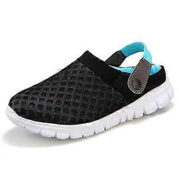 hmwy-herr damtofflor träskor mules sandaler flip-flops skor (41 Himmelsblå)
