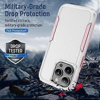 Til iPhone 15 Pro PC+TPU Støtsikkert Telefondeksel Anti-fall Bakbeskytterdeksel (Stil I)