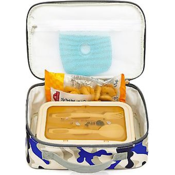 Flowfly Lunsjboks Isolerende Myk Bag Mini Kjøleboks Tilbake Til Skolen Termisk Måltid Tote Kit For Jenter, Gutter