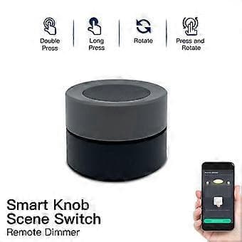 Tuya ZigBee Smart Knapp Bryter Trådløs Scene Bryter Knapp Kontroller Batteridrevet Automatisering Sc