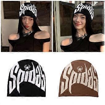 Unisex Stickad Mössa Elastisk Mjuk Vintermössa Elastisk Stretch Mössa Hiphop Mössa för Utomhusaktiviteter Röd( Röd)