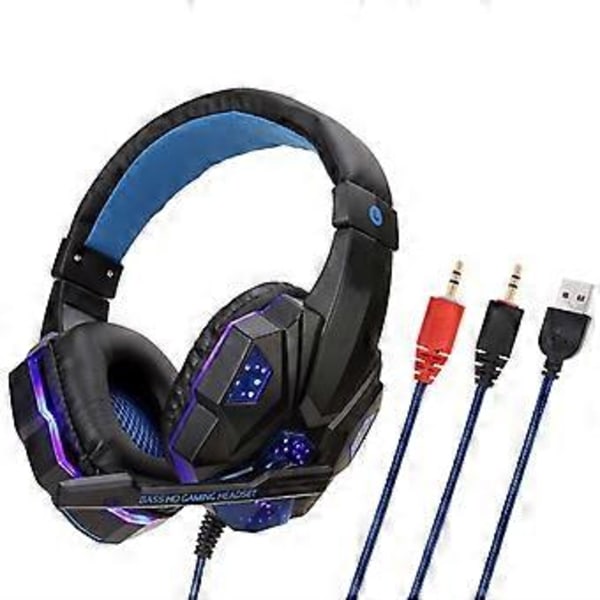 Soyto SY830 Trådløst Headset, Farve: Til PC (Sort Blå)
