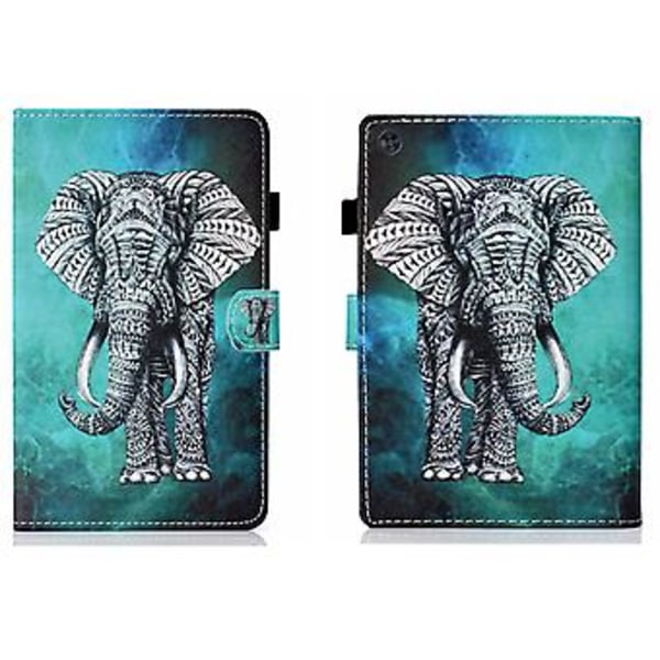 Värillinen Piirustusnahkakotelo Samsung Galaxy Tab A9:lle