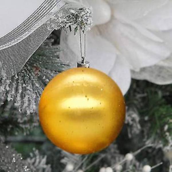 Julgranspynt - Hängande bolldekorationer till julgranen (guld)