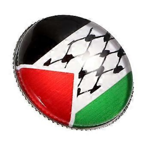 Palestina Flagga Pins Flagga Brosch Metall Brosch Pin Herr Kavajnål för Hatt Kostym Skjorta