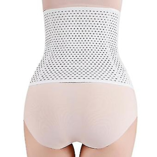 Kvinnors Midja Er Korsett Bälte: Under Kläder Sport Tum Torso Swear () # (XL VIT)