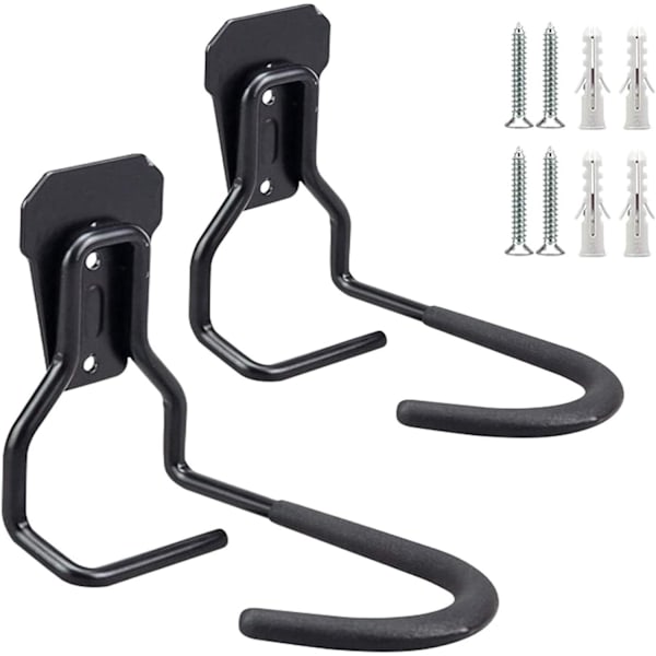 2-pack cykelhängare väggfäste för garage, vertikal cykel