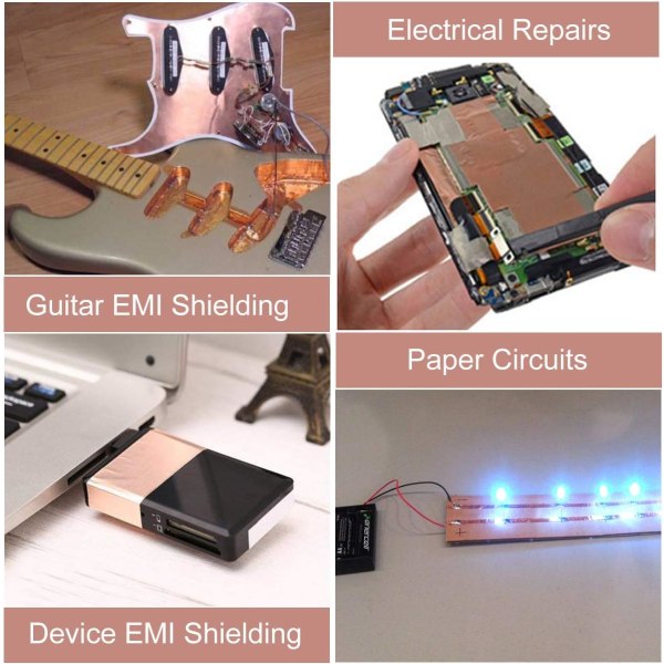 Copper Foil Tape with Conductive Adhesive EMI Shielding Conductiv