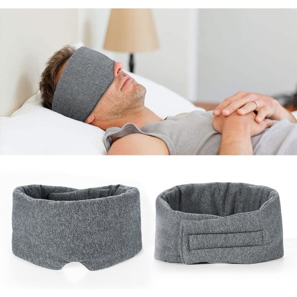 Sleep Mask Handmade Blackout Sleep Mask Adjustable Eye Cover for Men Women for Travel, Nap, Yoga One