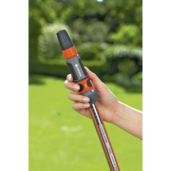 19 mm (3/4 tommer) hagekobling: push-in-kobling med, f