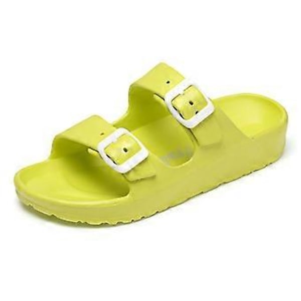 Sandaler, Slippers, Strandsko, Flip-flops, Dobbel Knapp Justerbare Slippers Komfort Fotseng Tåskillere