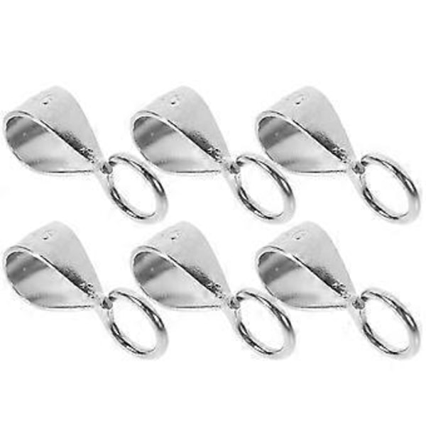 6 st Smyckesberlockhållare Smyckesberlocklås Halsband Hänglås Kopplingsspännen