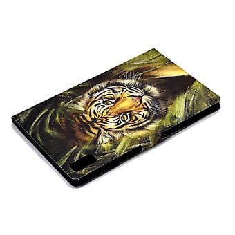 Färgad Ritplatta PU-fodral för Lenovo Tab P11 Gen 2 (Tiger)