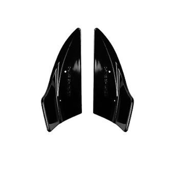 For - C-klasse W206 C200 C260 C43 Forreste Bumper Lip Vinkel Diffuser Splitter Spoiler Diffuser Sort