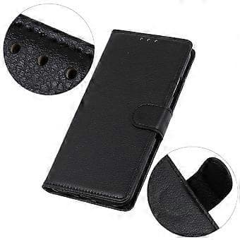 Til Samsung Galaxy A05s 4G Etui PU Læder Pung Stativ Litchi Tekstur Telefoncover