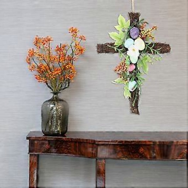 Krydsform Blomsterramme Guirlande Fremstillingsramme DIY Krans Fremstillingsmaterialer
