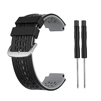 Garmin Approach S2 / S4 silikoniranneke (musta harmaa)