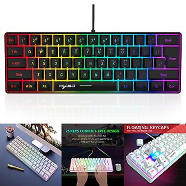 RGB-pelinäppäimistö, mukava käyttötuntuma, erilliset medianäppäimet, numeronäppäimistö (pinkki)