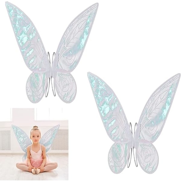 2 ST Fairy Wings med elastisk axelrem Fairy Wings Vuxen C