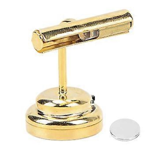 Nukkekodin Pieni Seinävalaisin Mini LED Nukkekodin Seinävalaisin Paristolla 1/12 Nukkekodin Huonekalujen Koristeluun Kulta