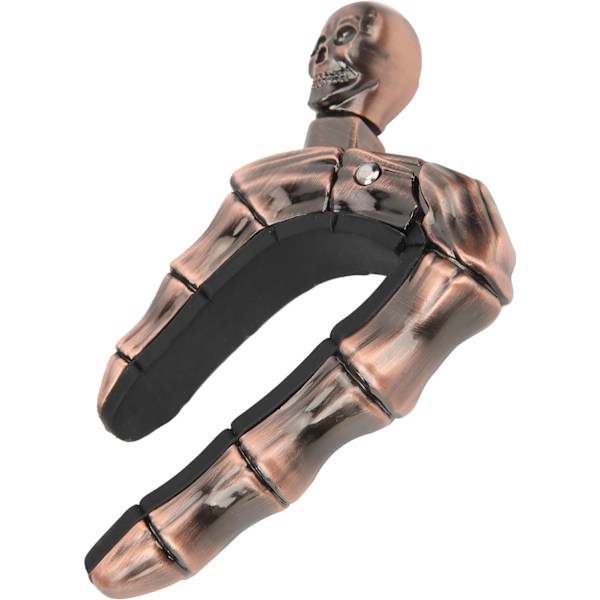 Gitarrkapo, Folk Guitar Skull, Skelett Capo Capo Clip, Justerbara Tätningstillbehör, Akustisk Fo