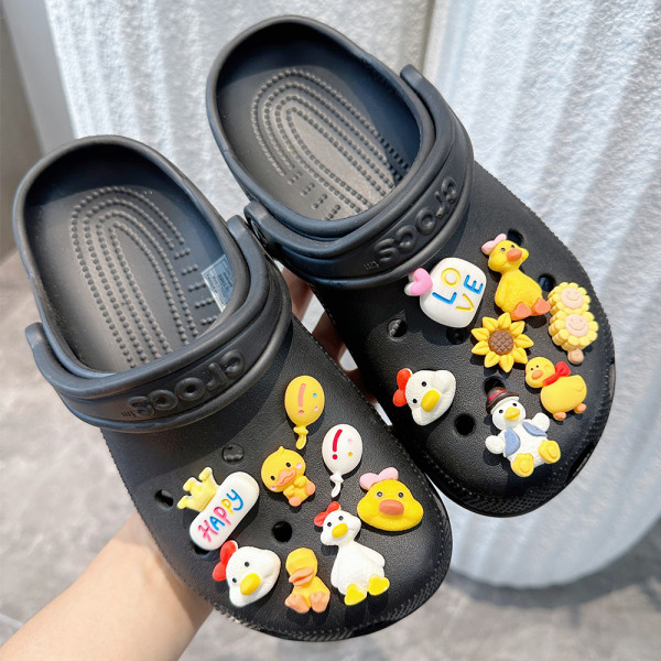 15 stk. Kom igjen and duck skotilbehør for Croc Charms for Teens Man