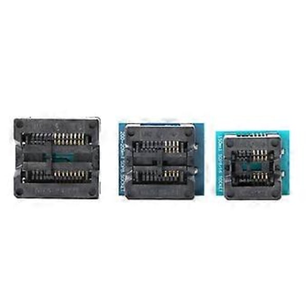 3 stk SOP16 til DIP8 Adapter + SOP8 Adapter IC Programmer Sokkel for EZP2010 EZP2013