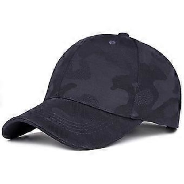 Miesten Baseball-lippikset Armeijan Sotilas Camo Urheilu Kuntosali Auringon Hat Casual Ulkona Unisex (Tummansininen)
